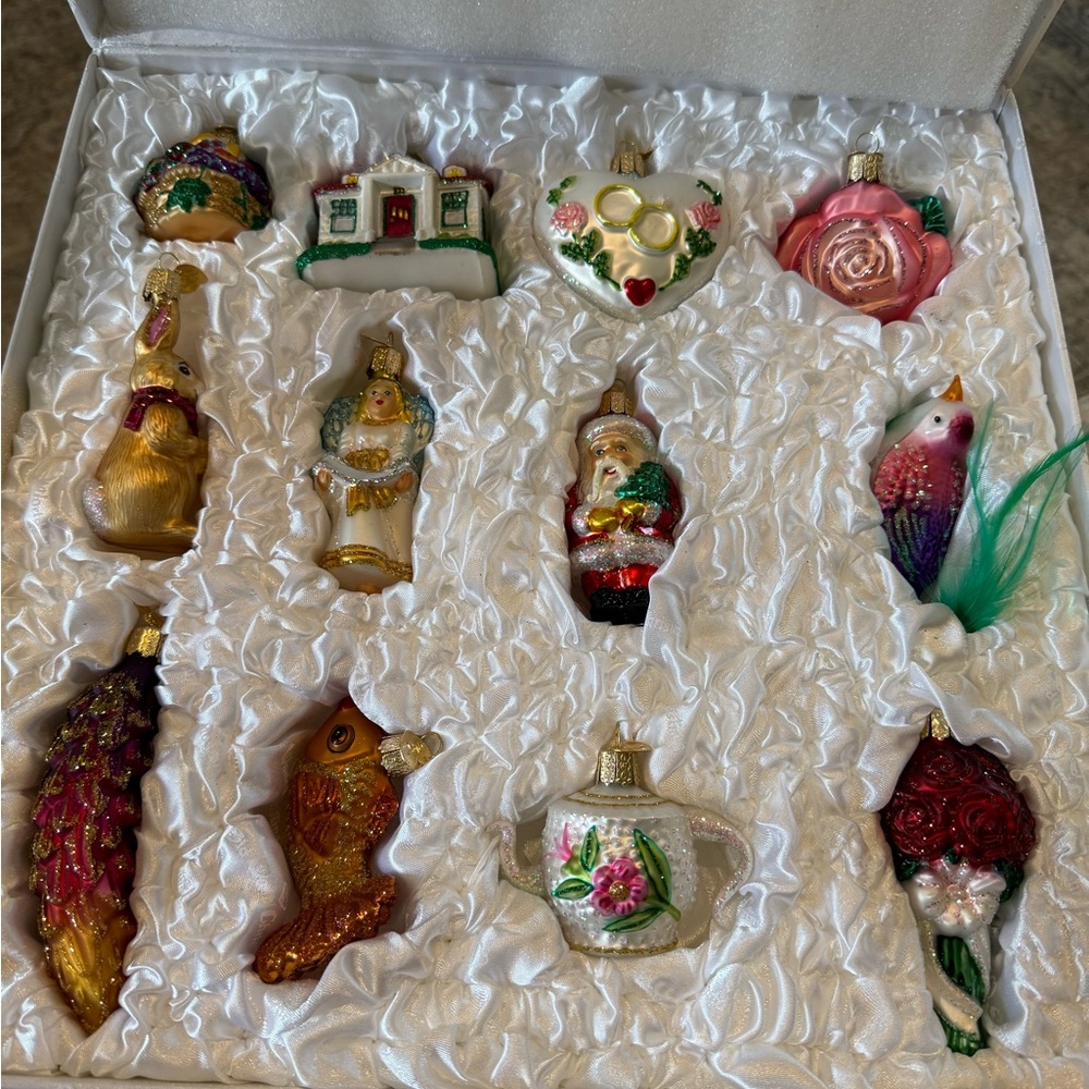 Old World Christmas Bride’s Collection 12-piece Ornament Set